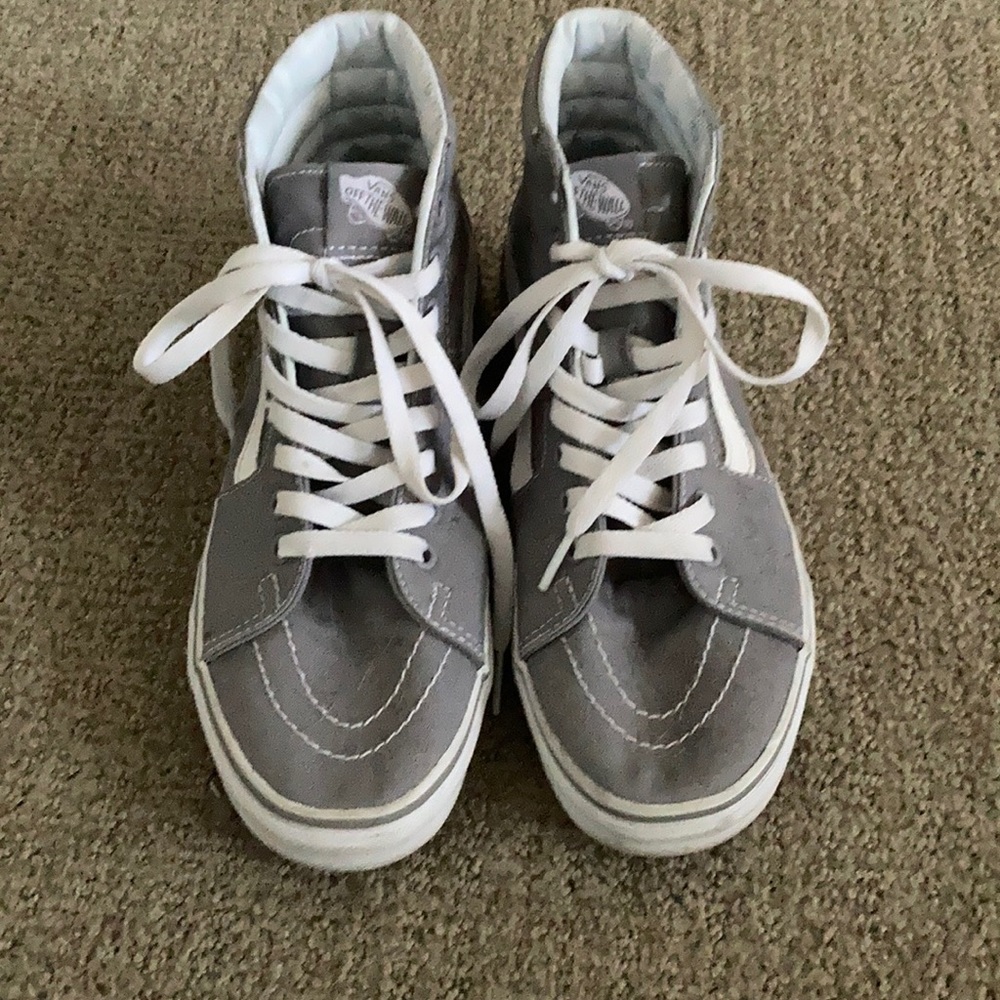 Vans Sk8-Hi Canvas Gray Shoes